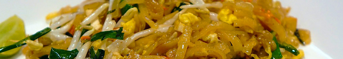 Eating Chinese Thai Szechuan at The Pearl Chinese and Thai restaurant in Alpharetta, GA.